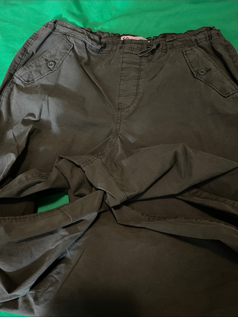 SO Men's Black Drawstring Jogger Pants - Picture 3 of 13